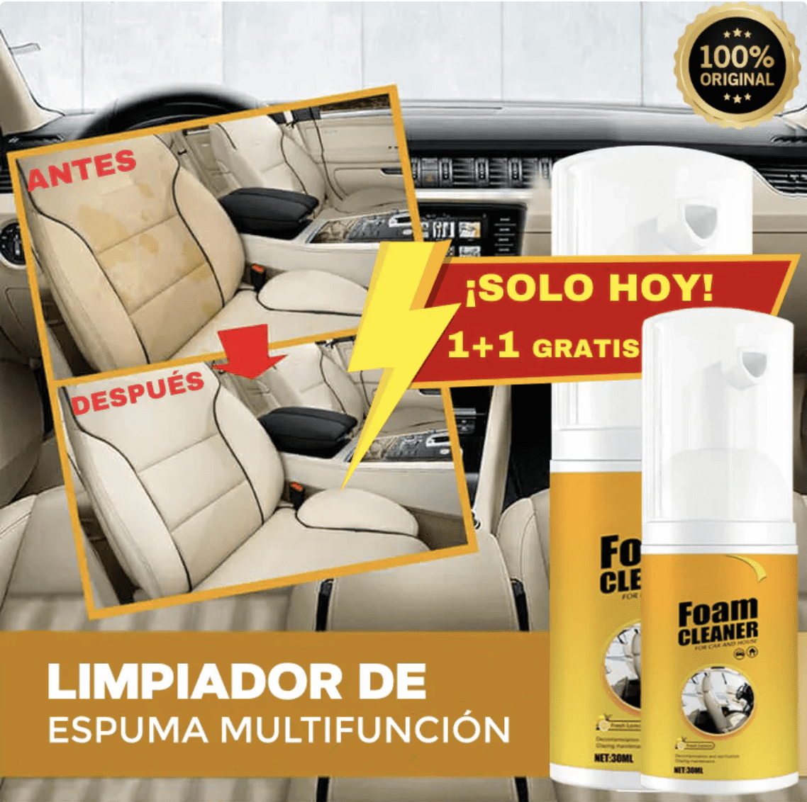 NUEVA ESPUMA LIMPIADORA MULTIUSOS